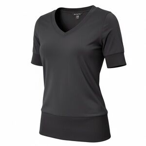 Athleta Step Forward Sweatshirt Tee Modal V-Neck T-Shirt Ultra Soft Size S NEW